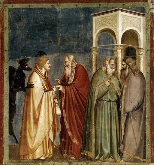 GIOTTO di Bondone Judas-Betrayal oil painting picture